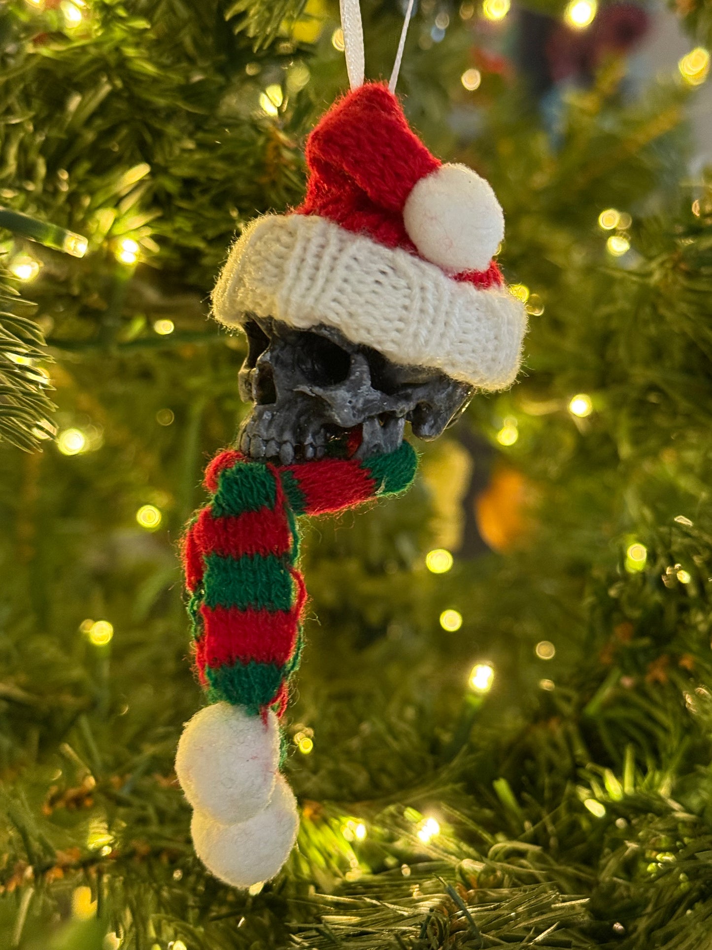 Santa Skull Ornaments