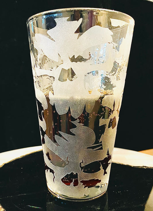 Camo Skull Pint Glass