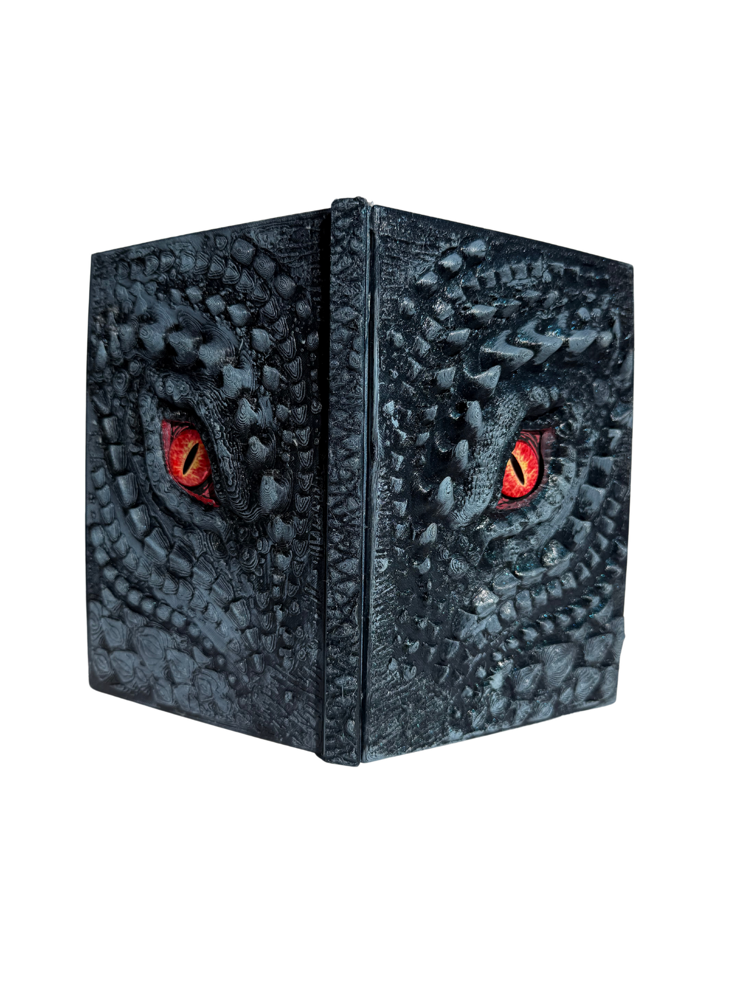 Handmade 3D Printed Realistic Dragon Journal – Hand-Painted Notebook, Fantasy Writing Gift, Unique Customizable Sketchbook