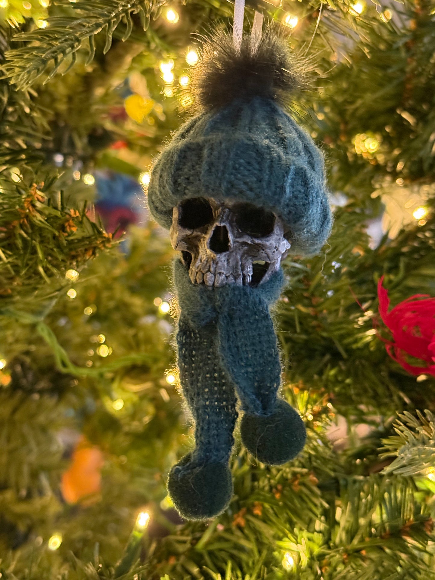 Santa Skull Ornaments