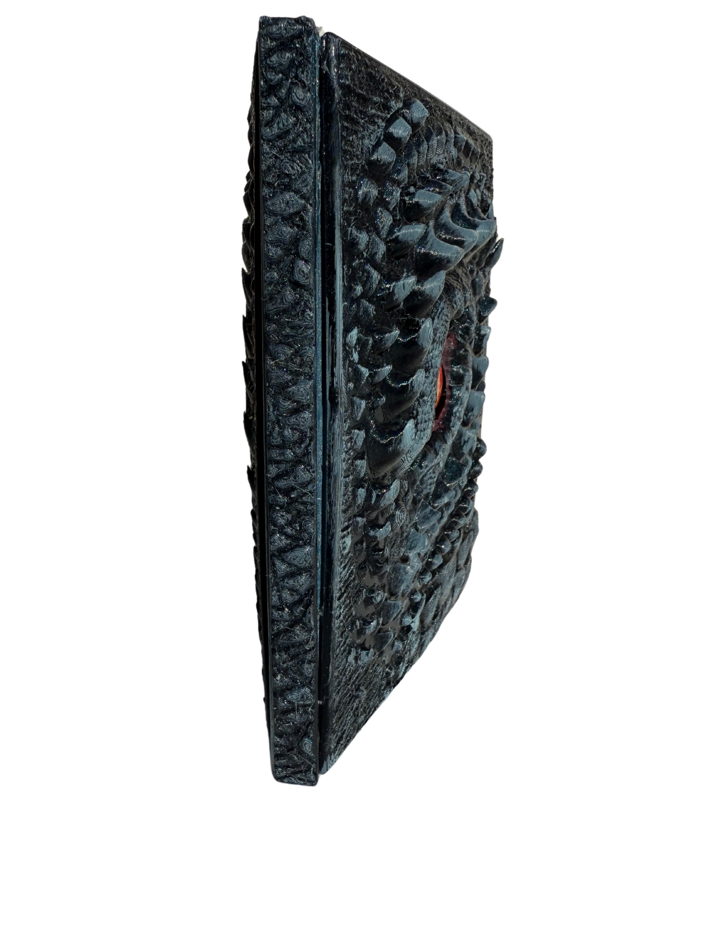 Handmade 3D Printed Realistic Dragon Journal – Hand-Painted Notebook, Fantasy Writing Gift, Unique Customizable Sketchbook