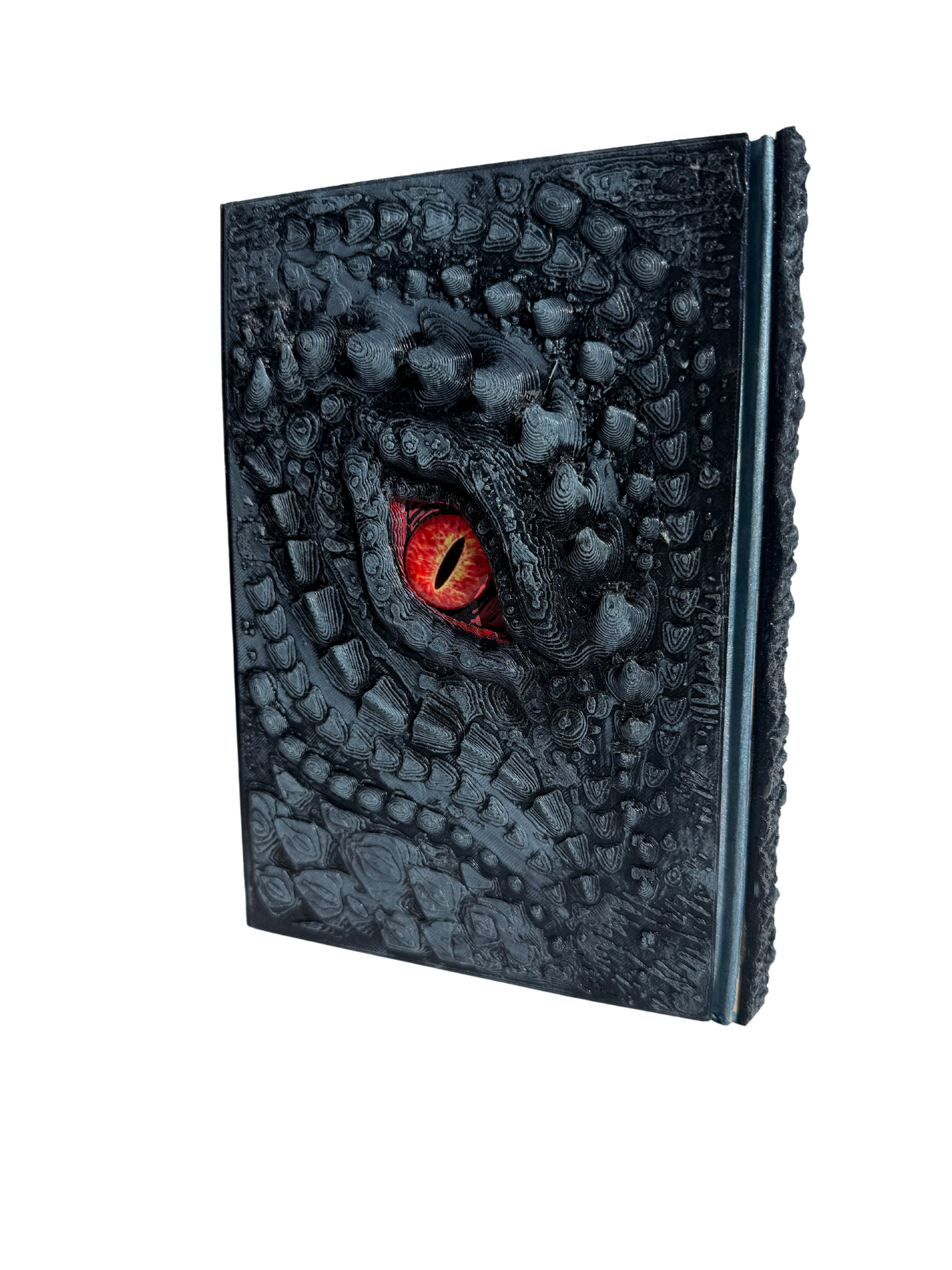 Handmade 3D Printed Realistic Dragon Journal – Hand-Painted Notebook, Fantasy Writing Gift, Unique Customizable Sketchbook