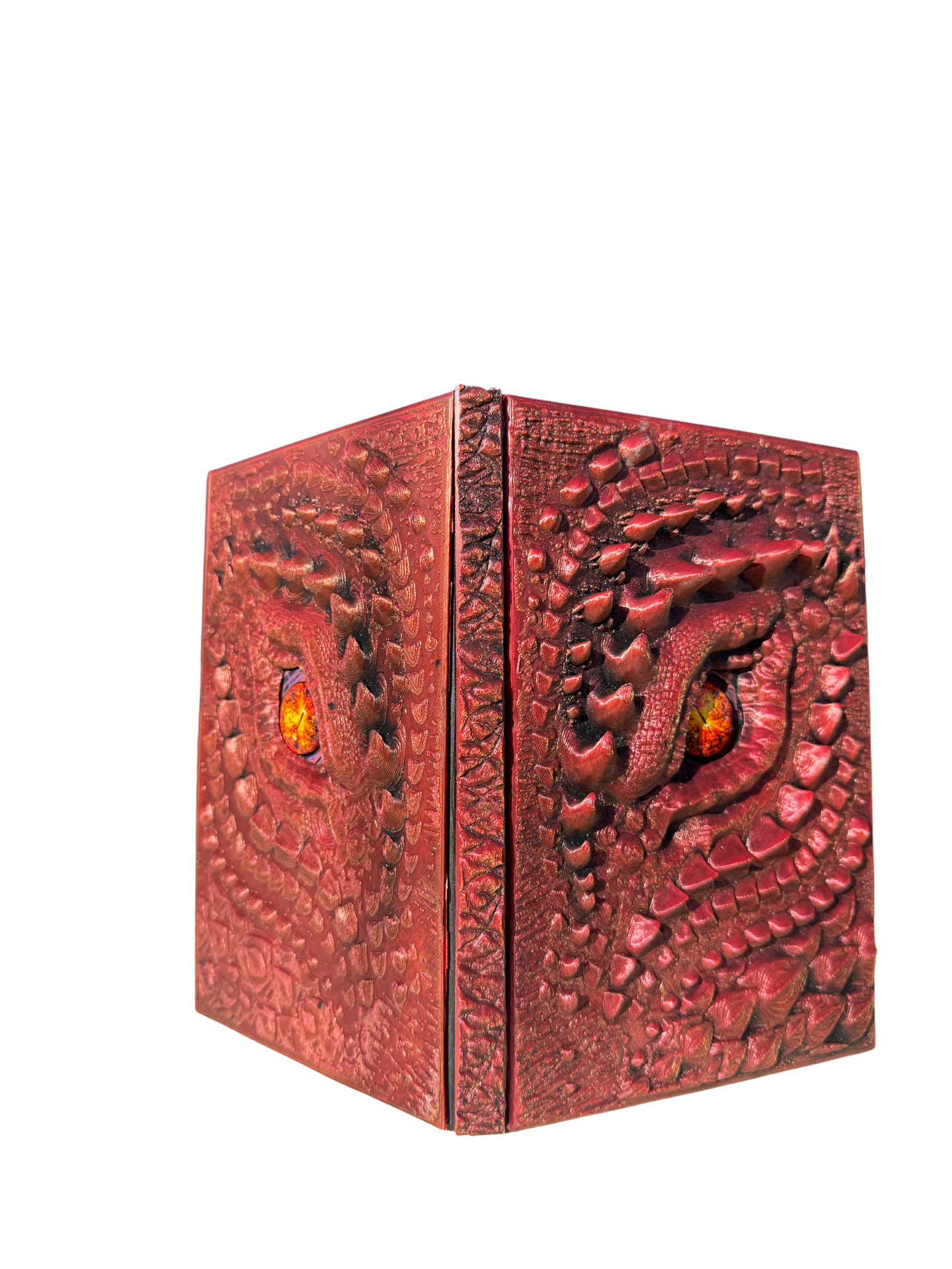 Handmade 3D Printed Realistic Dragon Journal – Hand-Painted Notebook, Fantasy Writing Gift, Unique Customizable Sketchbook