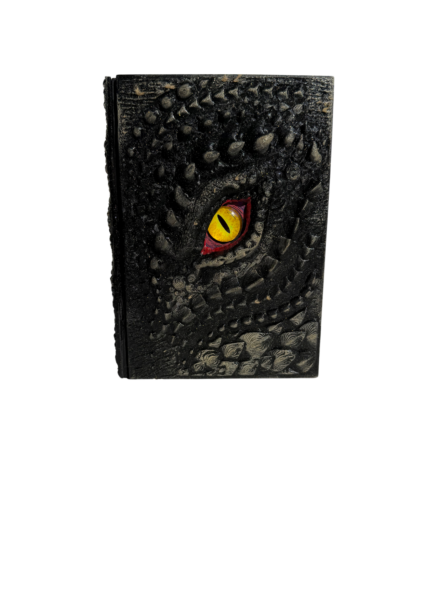 Handmade 3D Printed Realistic Dragon Journal – Hand-Painted Notebook, Fantasy Writing Gift, Unique Customizable Sketchbook