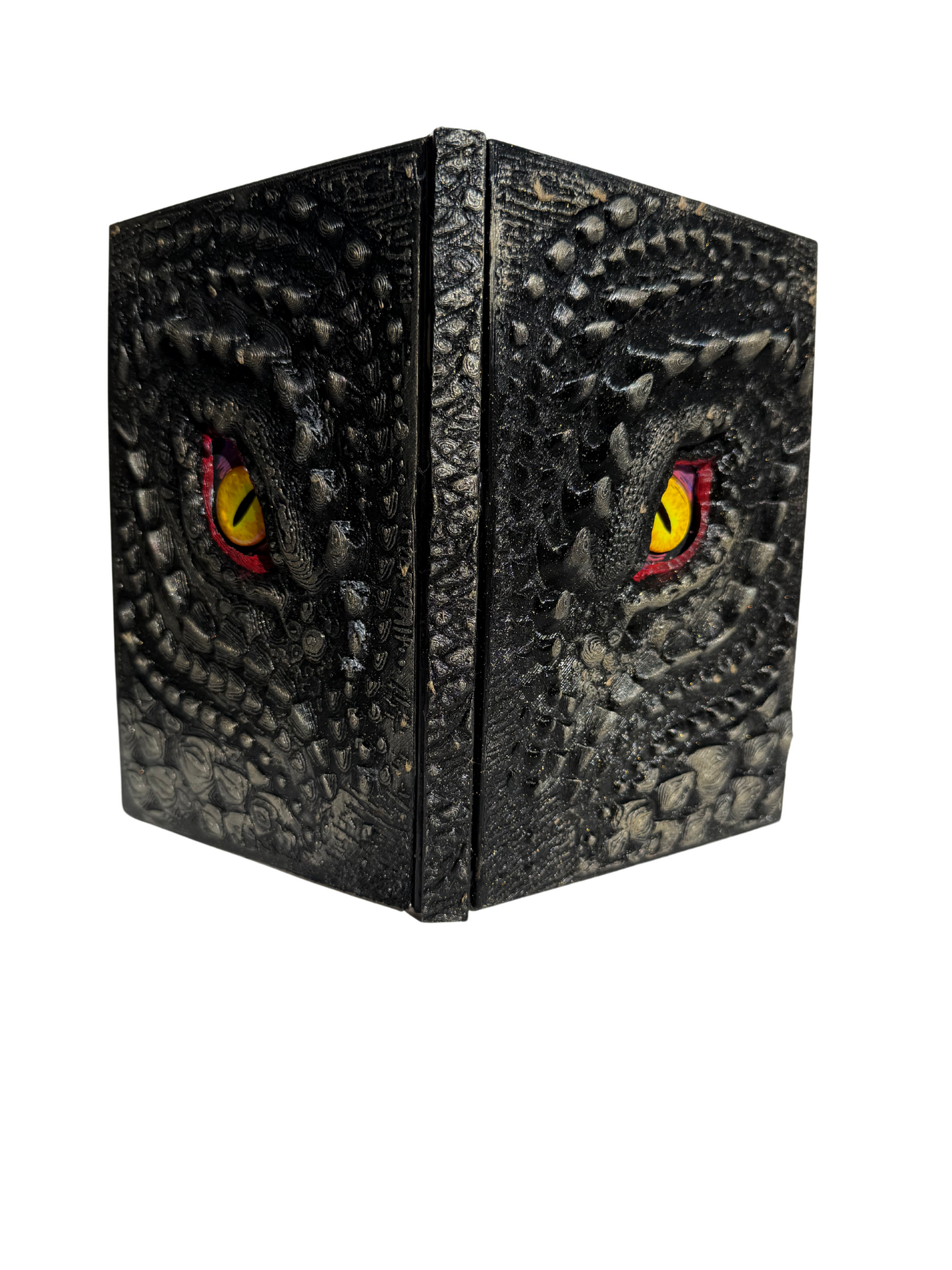 Handmade 3D Printed Realistic Dragon Journal – Hand-Painted Notebook, Fantasy Writing Gift, Unique Customizable Sketchbook