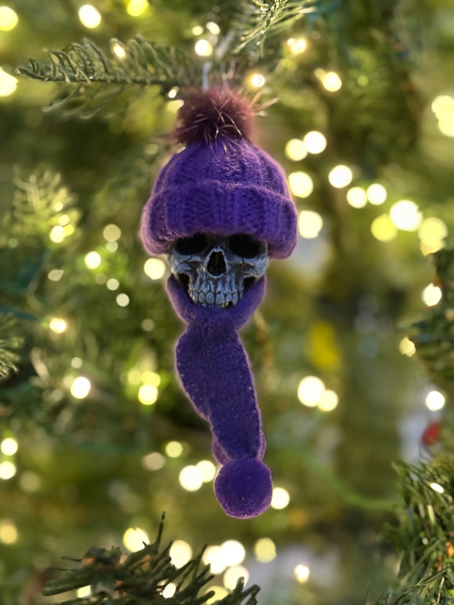 Santa Skull Ornaments