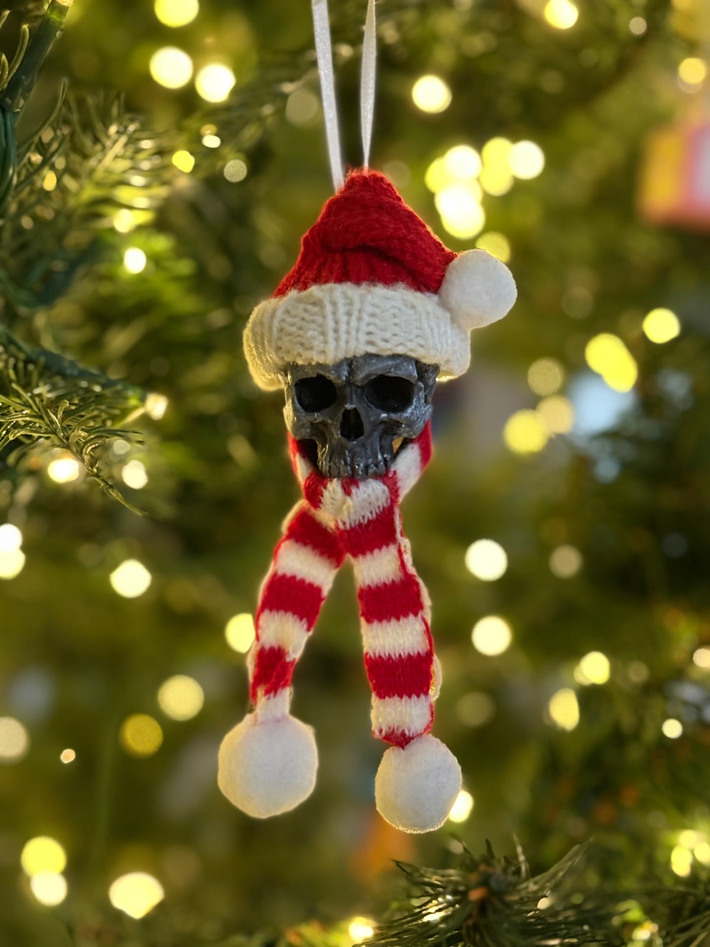 Santa Skull Ornaments