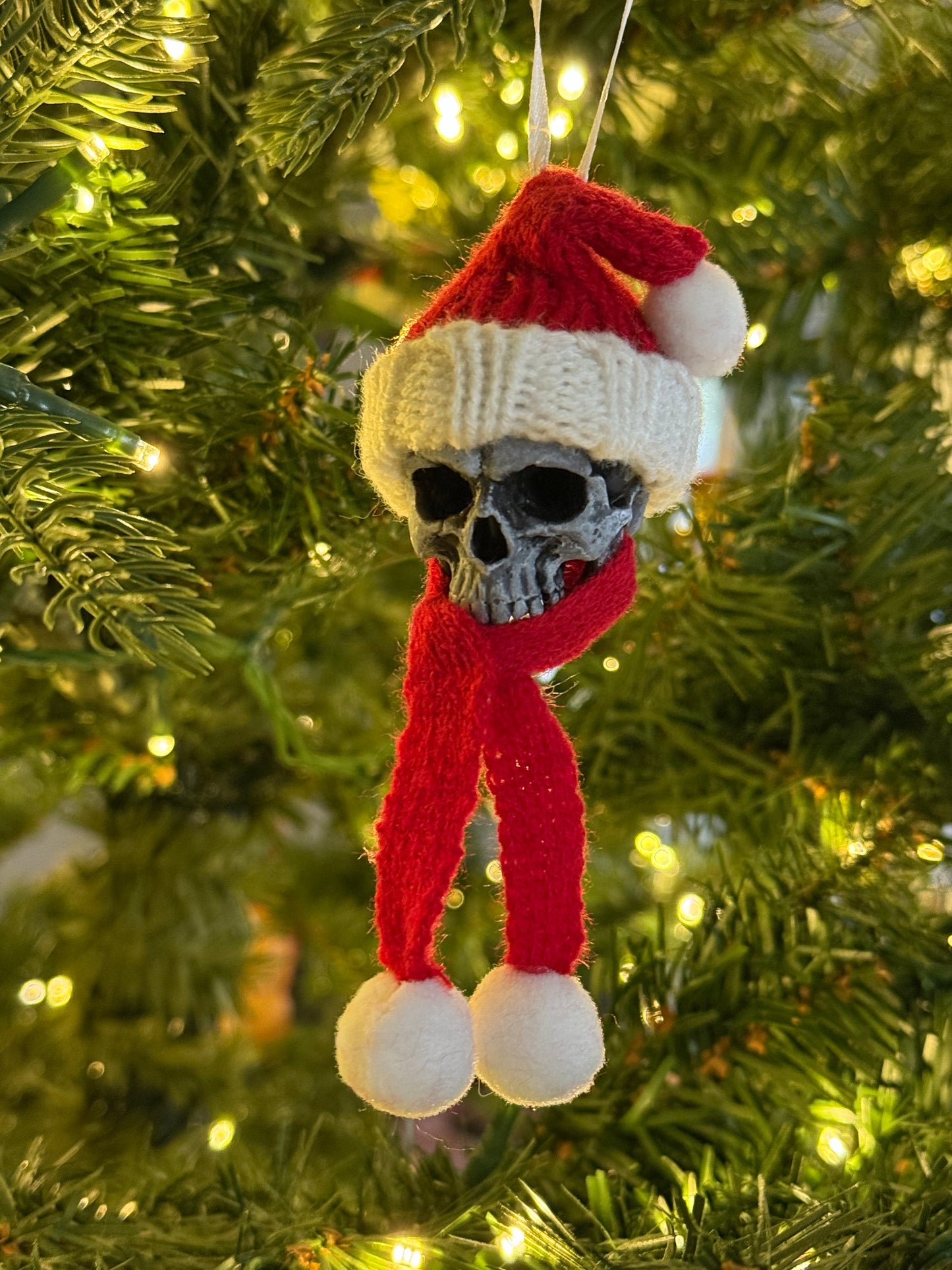 Santa Skull Ornaments