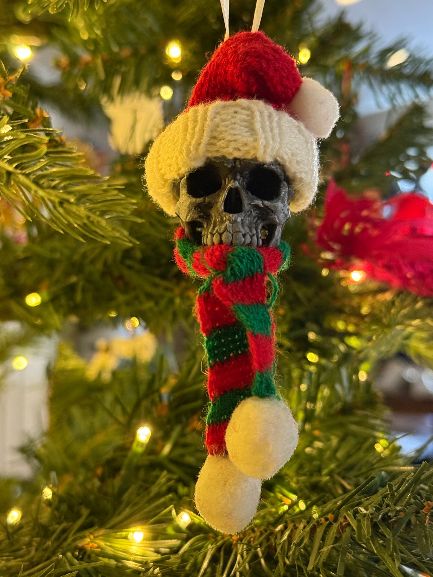 Santa Skull Ornaments