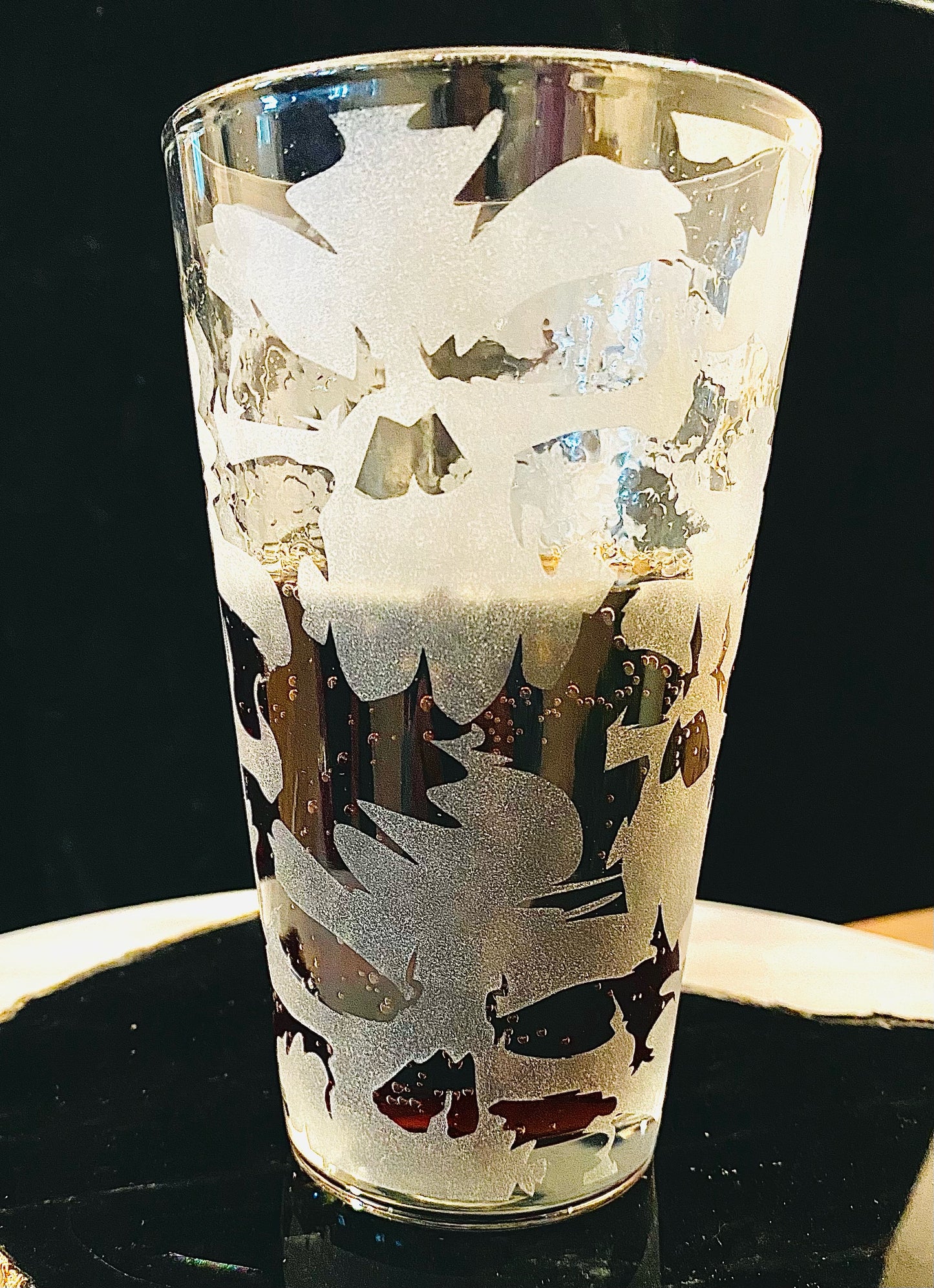 Camo Skull Pint Glass
