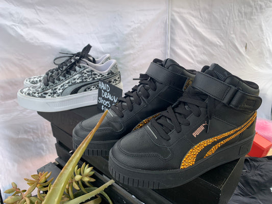 CUSTOMIZE SHOES - DRAWN BY DARK IDENTITY DESIGNS
