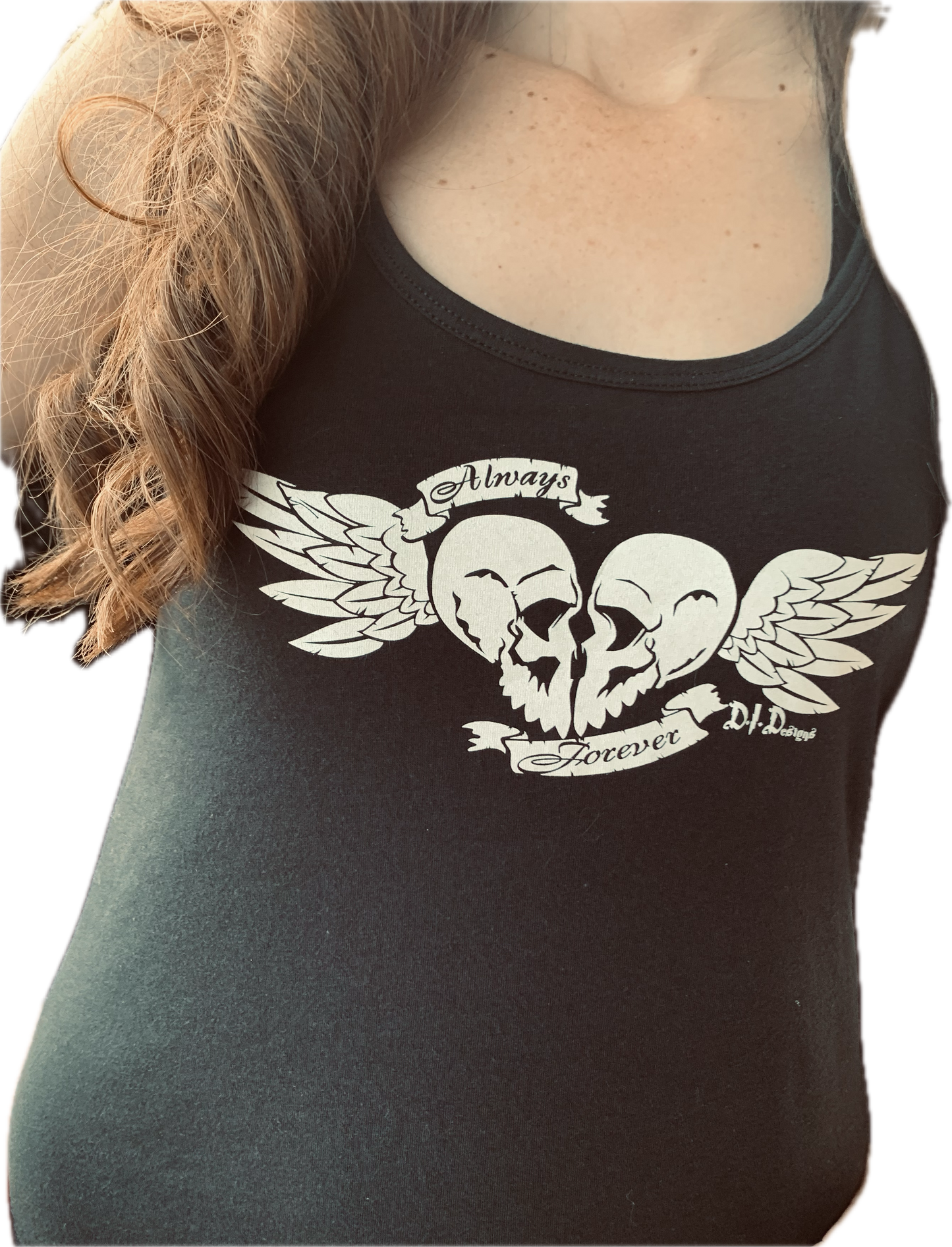 “Heart Skull” Women’s Tank Top