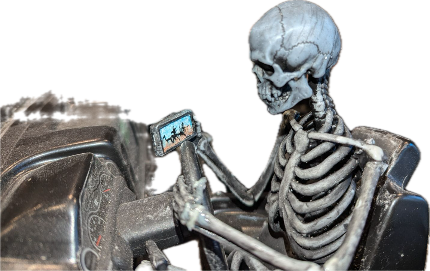 Custom 3D Printed Skeleton Drivers for Axial SCX6 – Hand-Painted, Made in USA – Set of 2