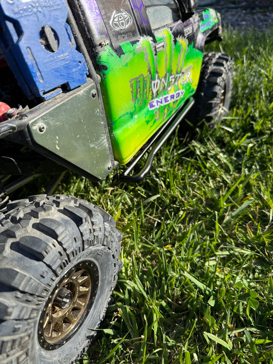 Rock Sliders with Kickout for Axial SCX6