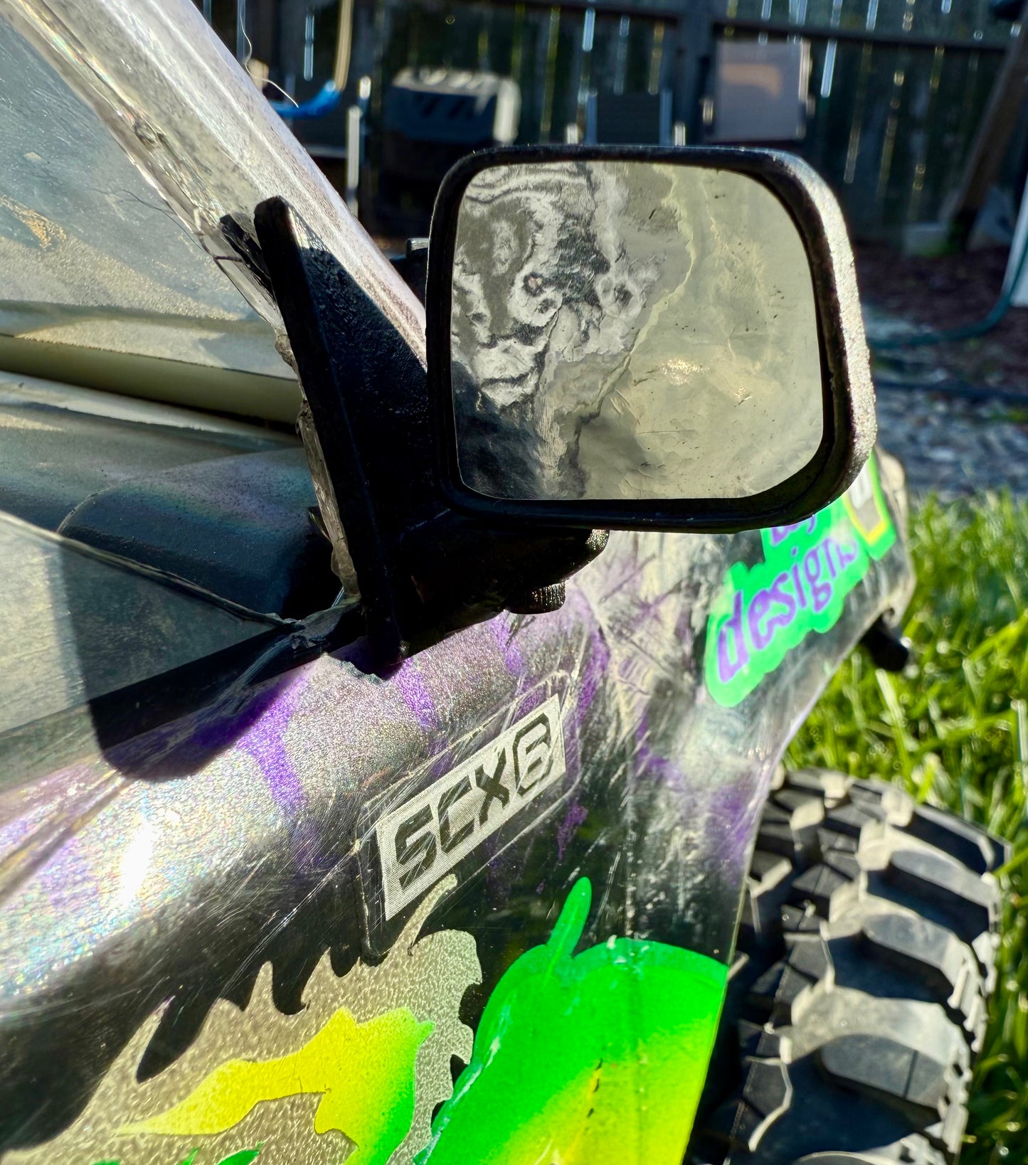 Foldable Side Mirrors for Axial SCX6  – 3D Printed Axial SCX6 Accessories – Durable Scale RC Upgrade – Custom RC Side Mirrors for SCX6 Crawler