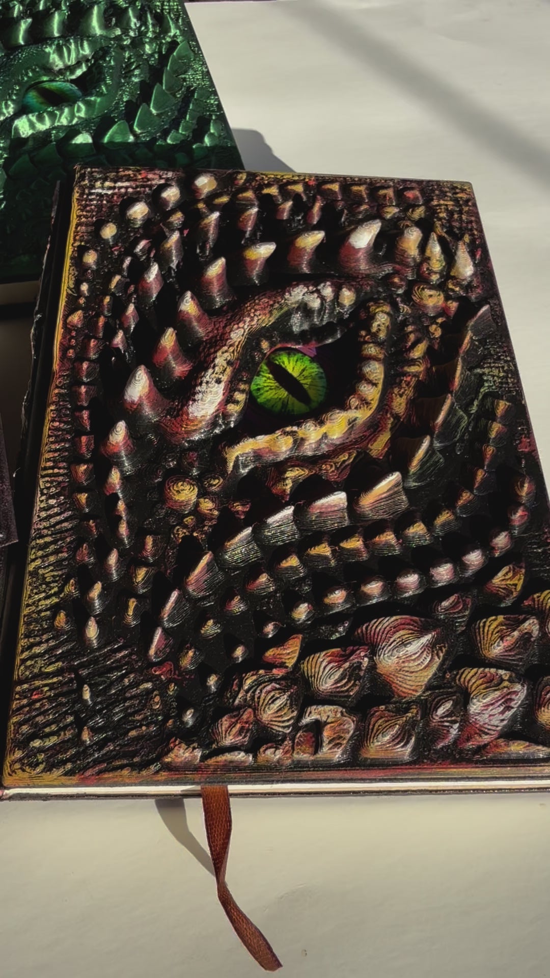 3D Dragon Eye Embossed Journal,Resin Engraving Notebook,Dnd, Diary A5